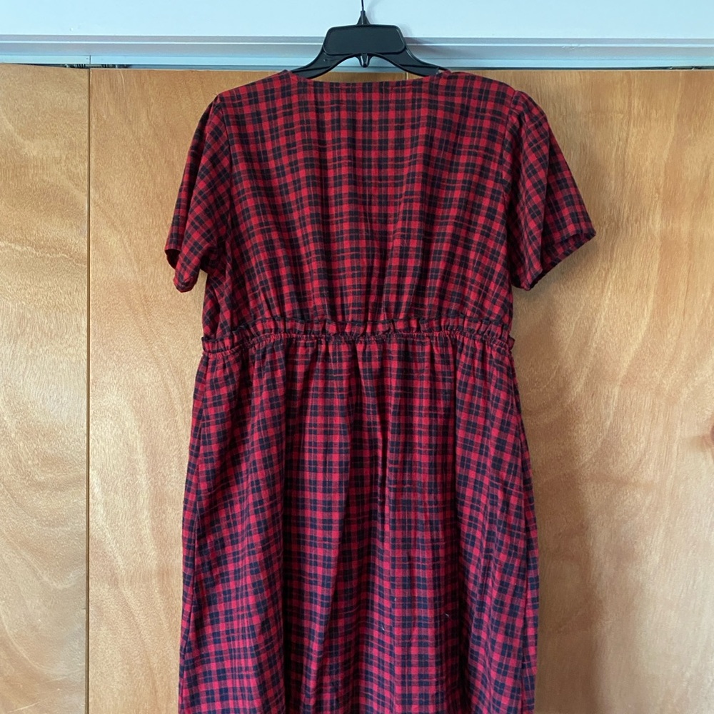 Disturbia Red and Black Plaid Mini Dress - Picture 4 of 5